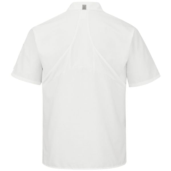 Red Kap Men's Short Sleeve Cook Shirt with OilBlok + MIMIX®