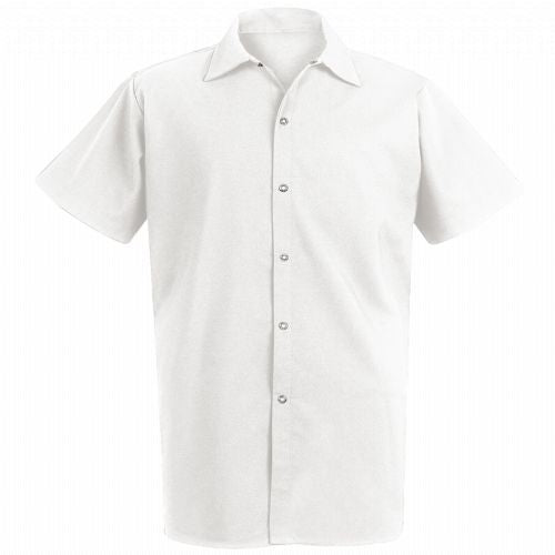 Red Kap Spun Poly Long Cook Shirt - White