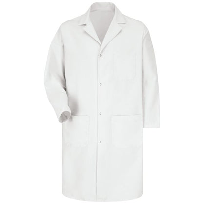 Red Kap Men's Gripper-Front Lab Coat