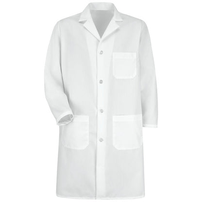 Red Kap Men's Gripper-Front Lab Coat