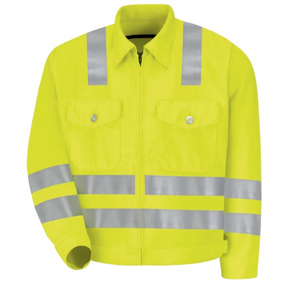 Red Kap Hi-Visibility Jacket - Class 3 Level 2 - Fluorescent Yellow/Green