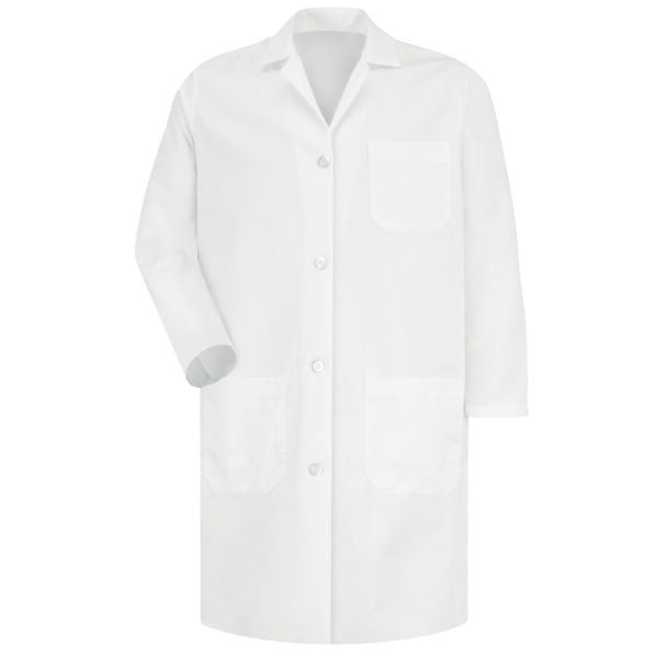Red Kap Men's Staff Coat - White