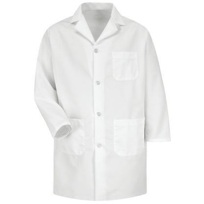 Red Kap Men's Staff Coat - White