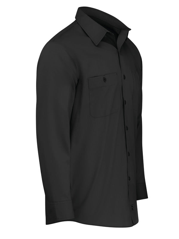Dickies Men's Industrial WorkTech Ventilated Long-Sleeve Work Shirt With Cooling Mesh
