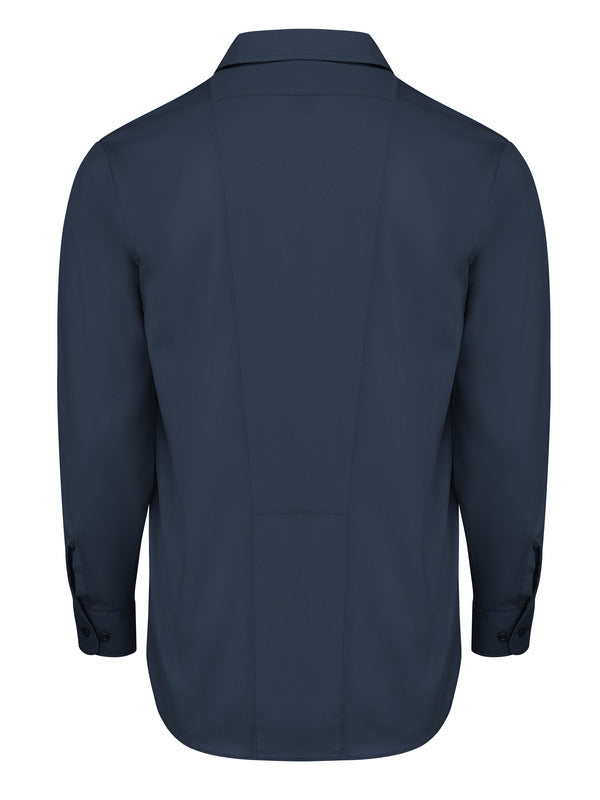 Dickies Men's Industrial WorkTech Ventilated Long-Sleeve Work Shirt With Cooling Mesh