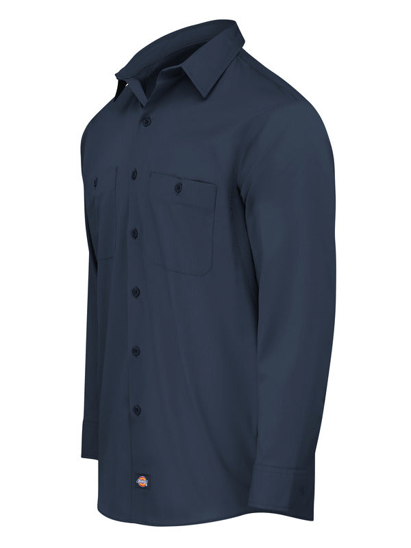 Dickies Men's Industrial WorkTech Ventilated Long-Sleeve Work Shirt With Cooling Mesh