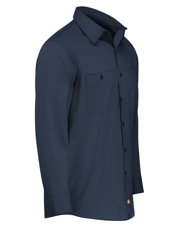 Dickies Men's Industrial WorkTech Ventilated Long-Sleeve Work Shirt With Cooling Mesh