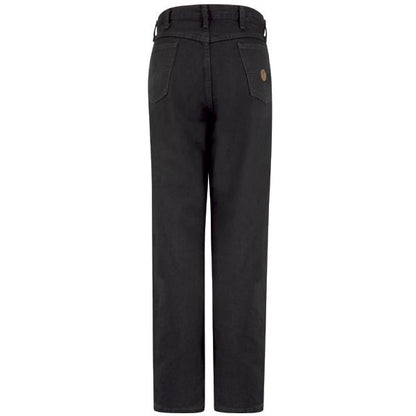 Red Kap Men's Relaxed Fit Black Jean - Black