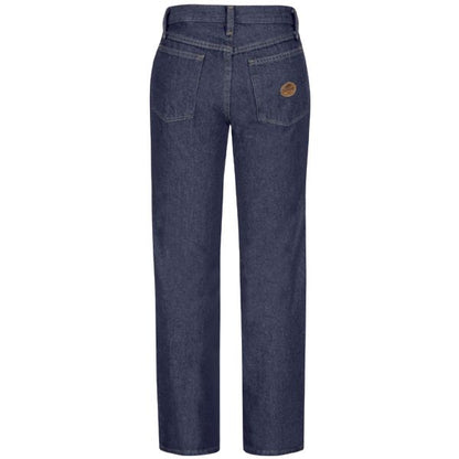 Red Kap Women's Straight Fit Jean - Prewashed Denim