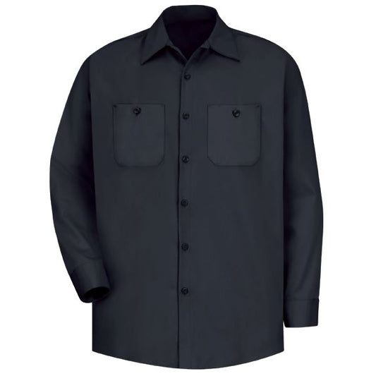 Red Kap Men's Long Sleeve Wrinkle-Resistant Cotton Work Shirt
