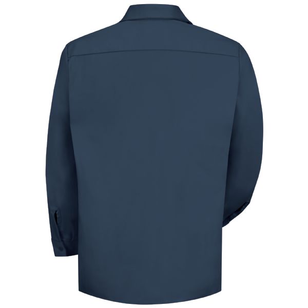Red Kap Men's Long Sleeve Wrinkle-Resistant Cotton Work Shirt