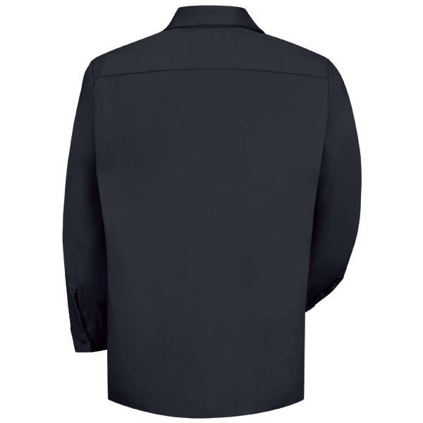 Red Kap Men's Long Sleeve Wrinkle-Resistant Cotton Work Shirt
