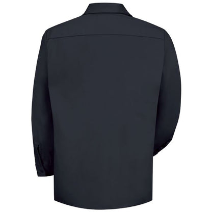 Red Kap Men's Long Sleeve Wrinkle-Resistant Cotton Work Shirt