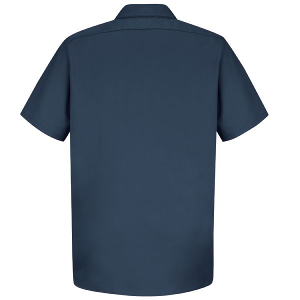 Red Kap Men's Short Sleeve Wrinkle-Resistant Cotton Work Shirt