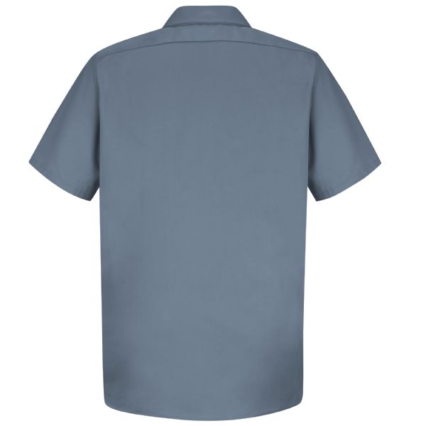 Red Kap Men's Short Sleeve Wrinkle-Resistant Cotton Work Shirt