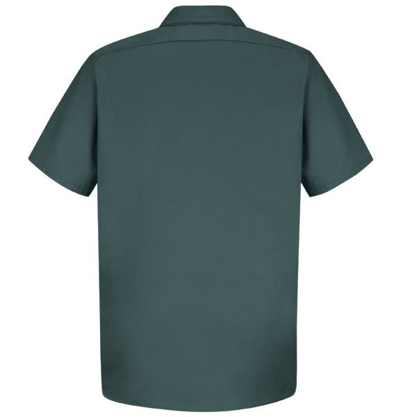 Red Kap Men's Short Sleeve Wrinkle-Resistant Cotton Work Shirt