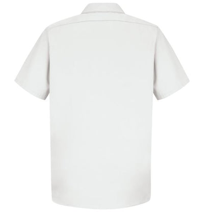 Red Kap Men's Short Sleeve Wrinkle-Resistant Cotton Work Shirt
