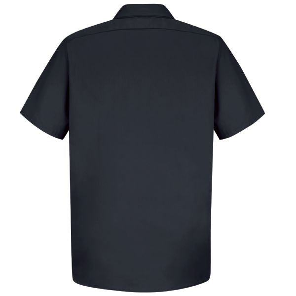 Red Kap Men's Short Sleeve Wrinkle-Resistant Cotton Work Shirt