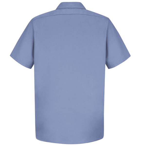 Red Kap Men's Short Sleeve Wrinkle-Resistant Cotton Work Shirt