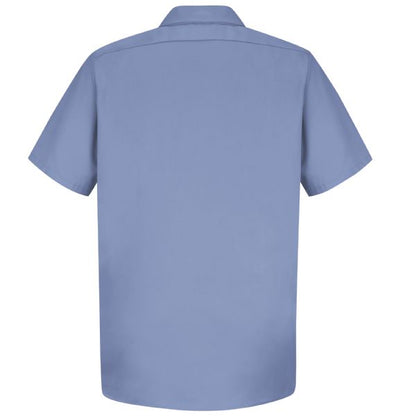 Red Kap Men's Short Sleeve Wrinkle-Resistant Cotton Work Shirt