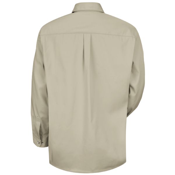 Red Kap Men's Long Sleeve Cotton Contrast Dress Shirt