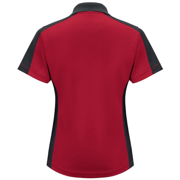 Red Kap Women's Short Sleeve Performance Knit® Two-Tone Polo