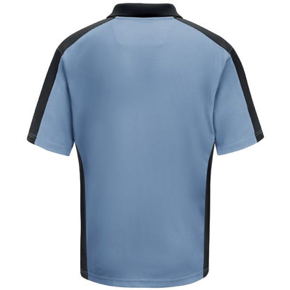 Red Kap Men's Short Sleeve Performance Knit® Two-Tone Polo