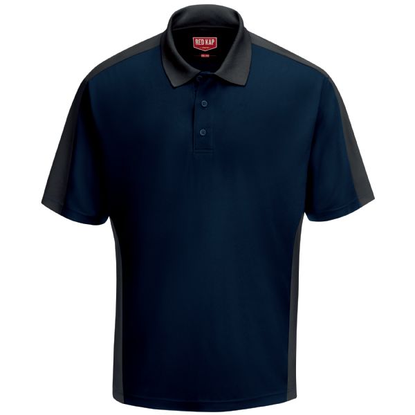 Red Kap Men's Short Sleeve Performance Knit® Two-Tone Polo