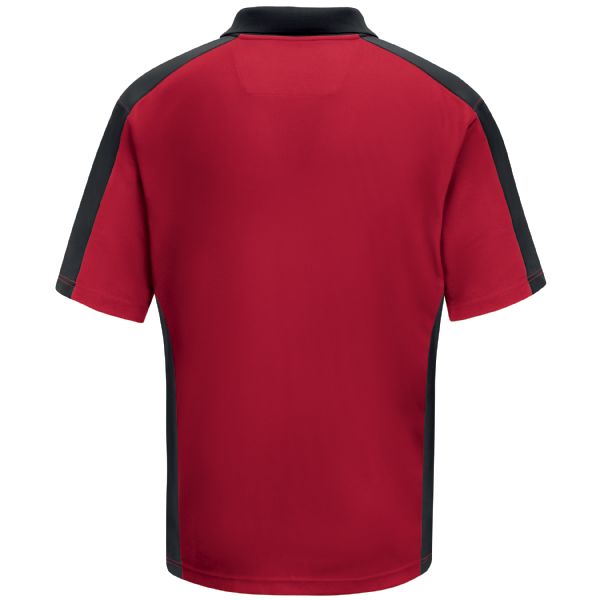 Red Kap Men's Short Sleeve Performance Knit® Two-Tone Polo