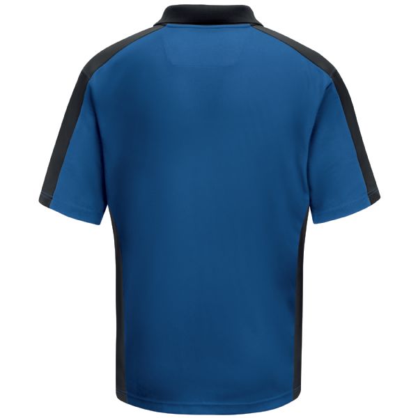 Red Kap Men's Short Sleeve Performance Knit® Two-Tone Polo