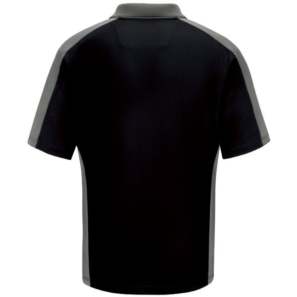 Red Kap Men's Short Sleeve Performance Knit® Two-Tone Polo