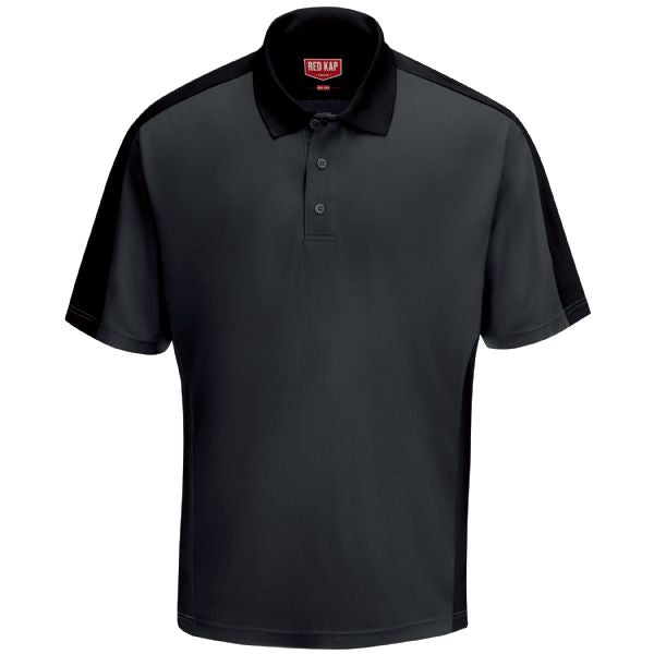 Red Kap Men's Short Sleeve Performance Knit® Two-Tone Polo