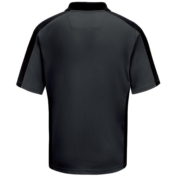Red Kap Men's Short Sleeve Performance Knit® Two-Tone Polo
