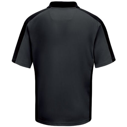 Red Kap Men's Short Sleeve Performance Knit® Two-Tone Polo