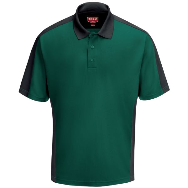 Red Kap Men's Short Sleeve Performance Knit® Two-Tone Polo