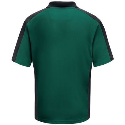 Red Kap Men's Short Sleeve Performance Knit® Two-Tone Polo