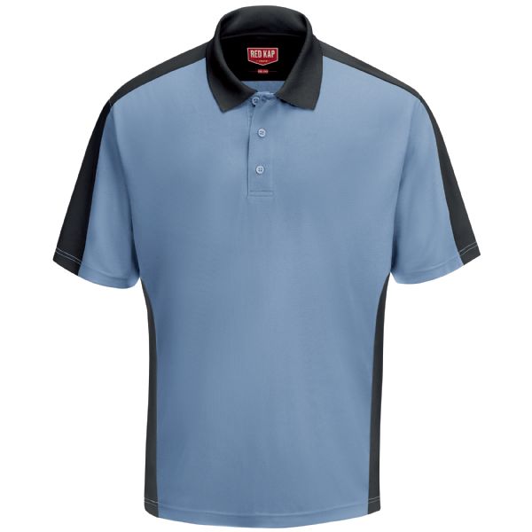 Red Kap Men's Short Sleeve Performance Knit® Two-Tone Polo