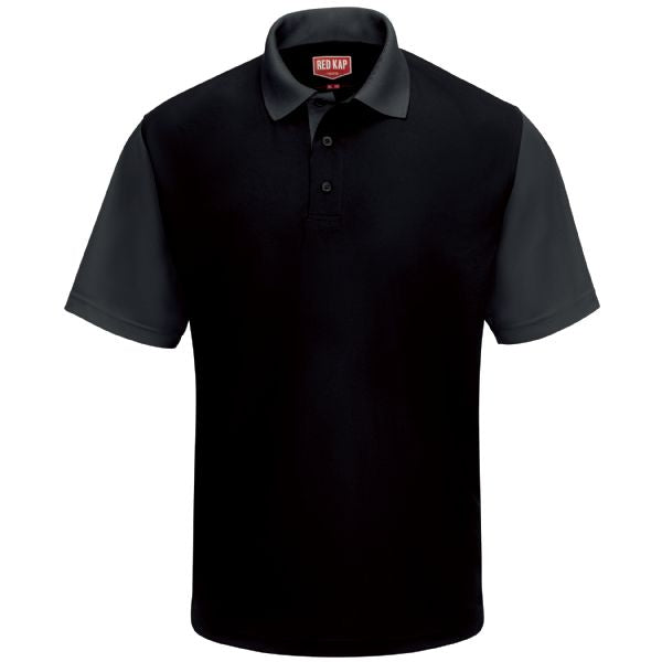 Red Kap Men's Short Sleeve Performance Knit® Color-Block Polo