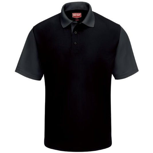 Red Kap Men's Short Sleeve Performance Knit® Color-Block Polo