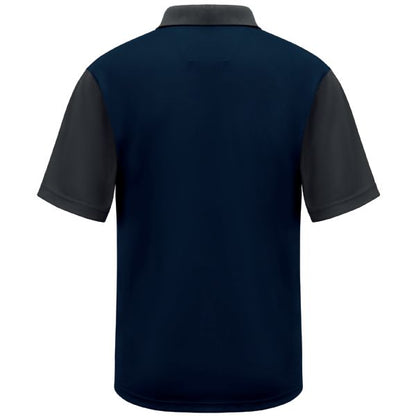 Red Kap Men's Short Sleeve Performance Knit® Color-Block Polo