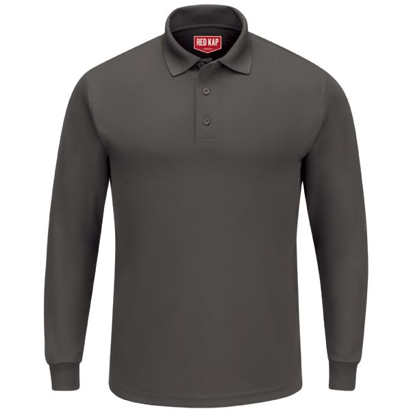Red Kap Men's Long Sleeve Performance Knit® Polo