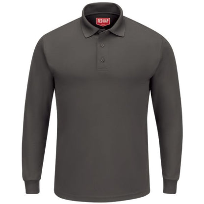 Red Kap Men's Long Sleeve Performance Knit® Polo