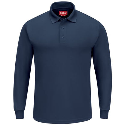 Red Kap Men's Long Sleeve Performance Knit® Polo