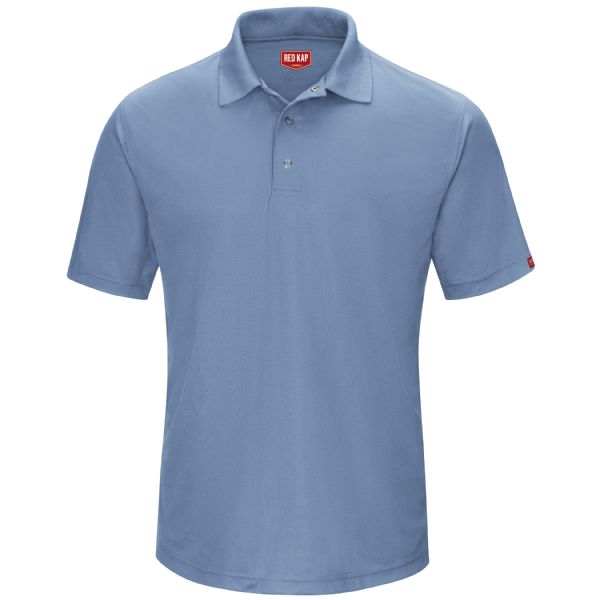 Red Kap Men's Short Sleeve Performance Knit® Gripper-Front Polo