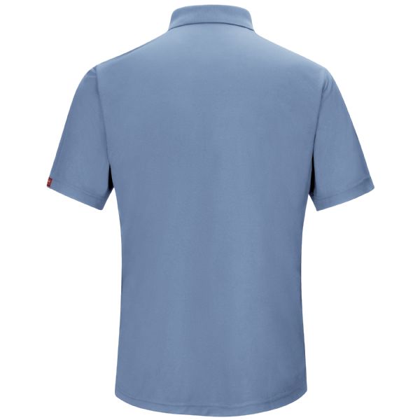 Red Kap Men's Short Sleeve Performance Knit® Gripper-Front Polo