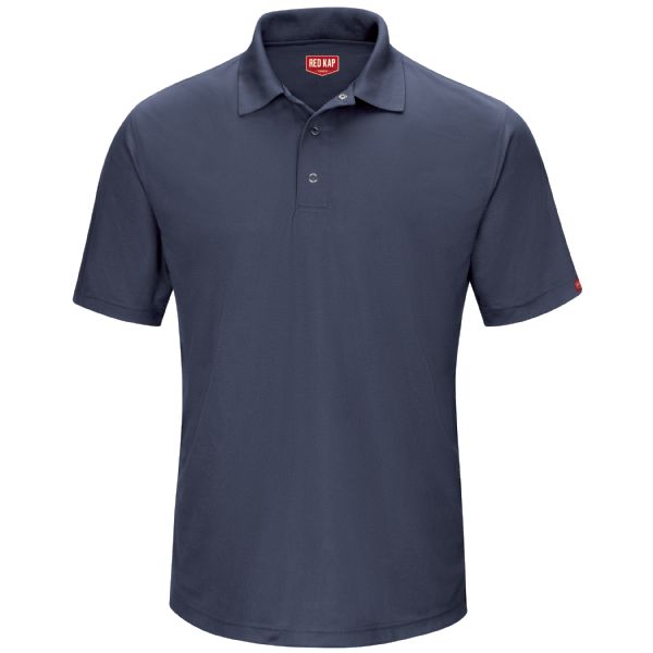 Red Kap Men's Short Sleeve Performance Knit® Gripper-Front Polo