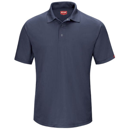 Red Kap Men's Short Sleeve Performance Knit® Gripper-Front Polo