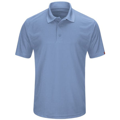 Red Kap Men's Short Sleeve Performance Knit® Pocketless Core Polo