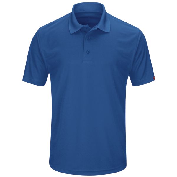 Red Kap Men's Short Sleeve Performance Knit® Pocketless Core Polo