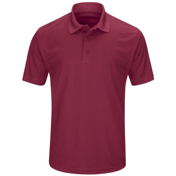 Red Kap Men's Short Sleeve Performance Knit® Pocketless Core Polo